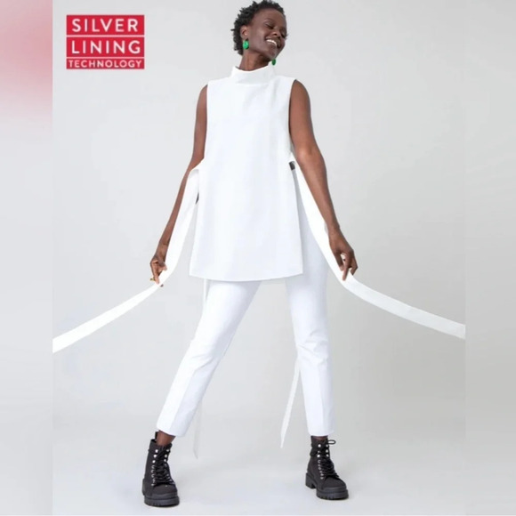 Spanx On-the-Go Ankle Slim Straight Pant Ultimate Opacity Technology XL PETITE - Picture 6 of 11